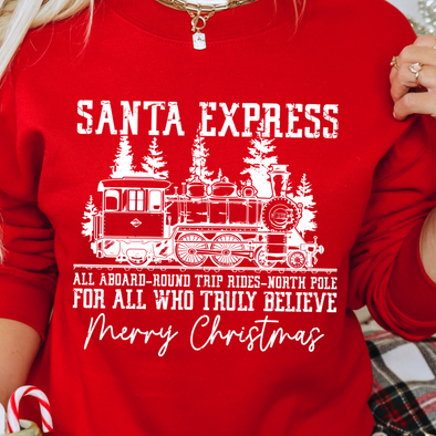 Santa Express -  Screen Print Transfer