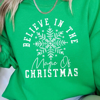 Believe In The Magic of Christmas -  Screen Print Transfer