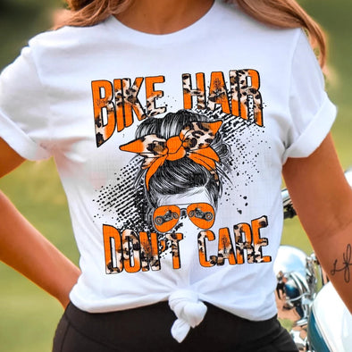 Bike Hair Don't Care  - DTF Transfer