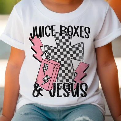 Juice Boxes & Jesus  - DTF Transfer