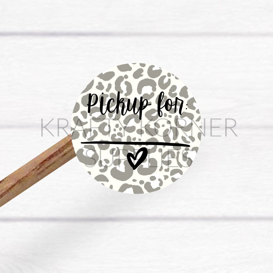 S18 Leopard Pickup (25) Stickers Krafty Korner Supplies