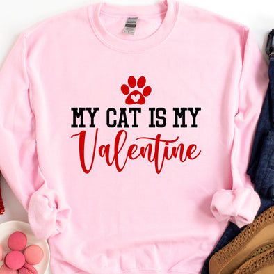My Cat Is My Valentine -  DTF