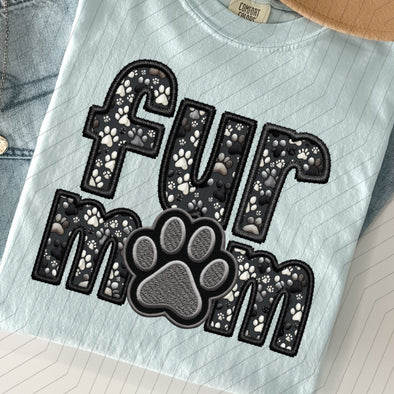 Fur Mom Black - DTF