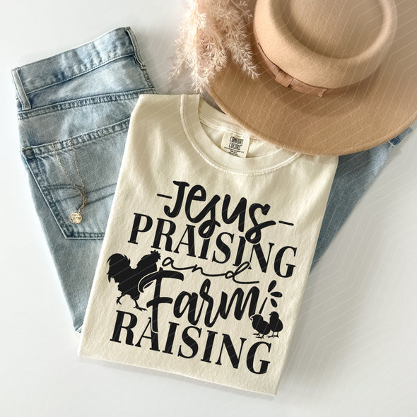 Jesus Raising -  Screen Print Transfer