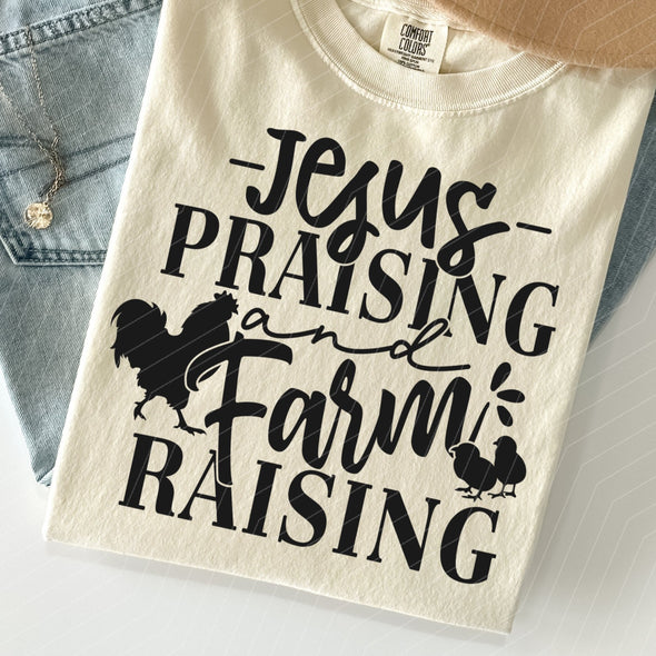 Jesus Raising -  Screen Print Transfer