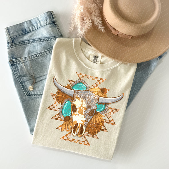 Boho Skull - DTF Transfer