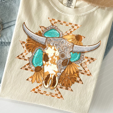 Boho Skull - DTF Transfer