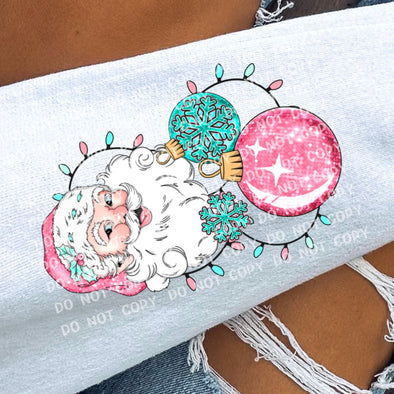 Pink Christmas Vibes Sleeve - DTF