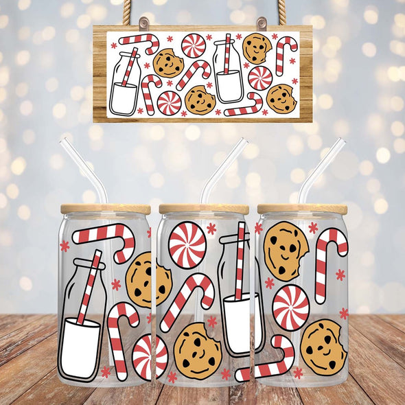 Milk & Cookies - 16oz UV DTF CUP WRAP