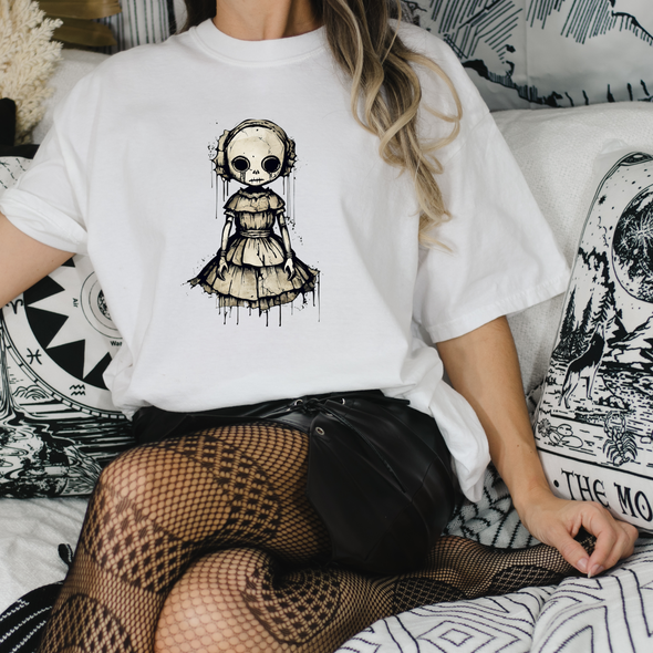 Vintage Goth Doll - DTF