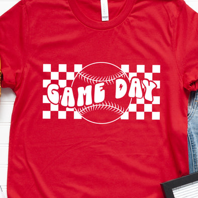 Game Day Baseball -  Screen Print Transfer