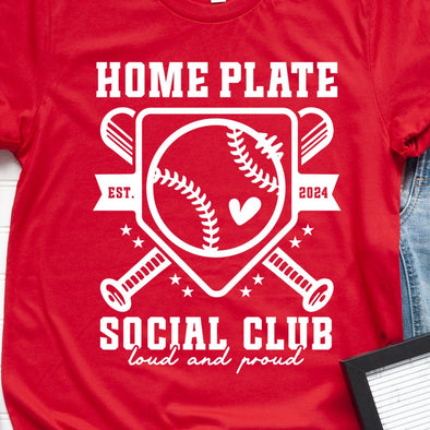 Home Plate -  Screen Print Transfer