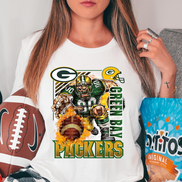 Green Bay Football  - DTF (Limited Quantities Good Through Sunday)