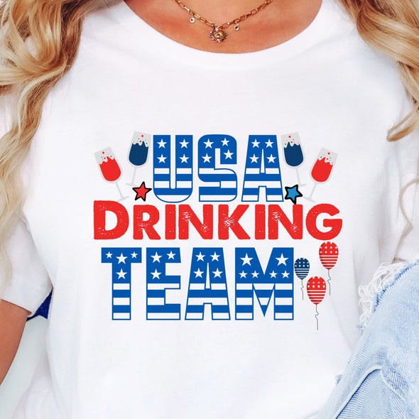 USA Drinking Team 4th of July - DTF Transfer