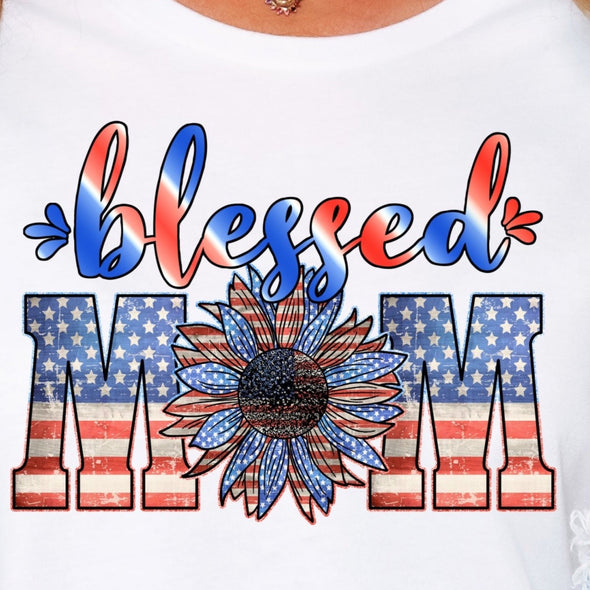 Blessed Mom - DTF Transfer