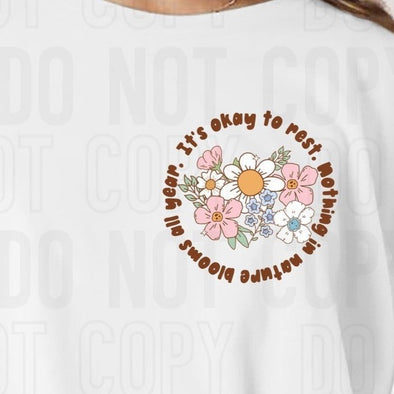 It's Ok To Rest - DTF Transfer