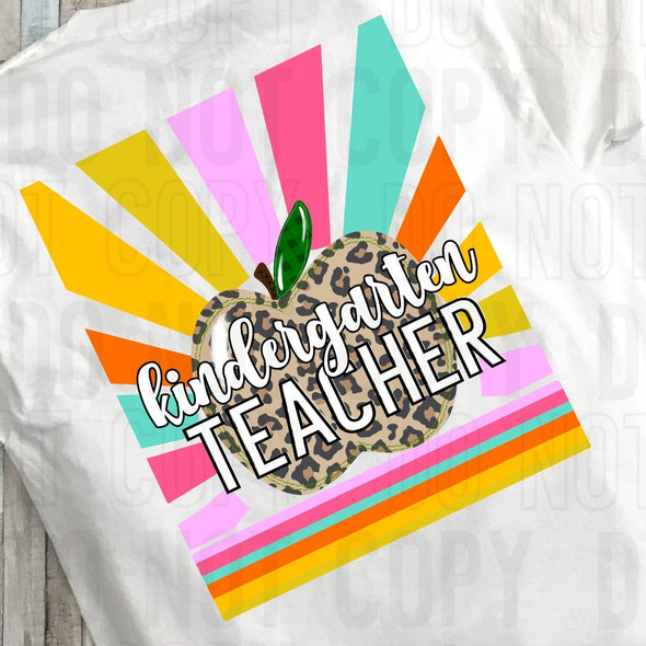 Kindergarten Teacher - DTF Transfer