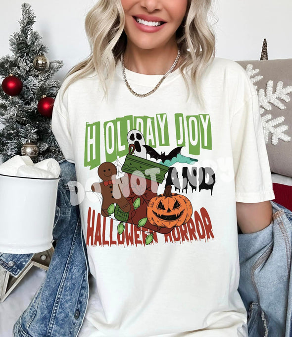 HOLIDAY JOY AND HALLOWEEN HORROR -  DTF