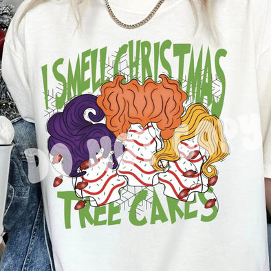 I SMELL CHRISTMAS TREE CAKES -  DTF