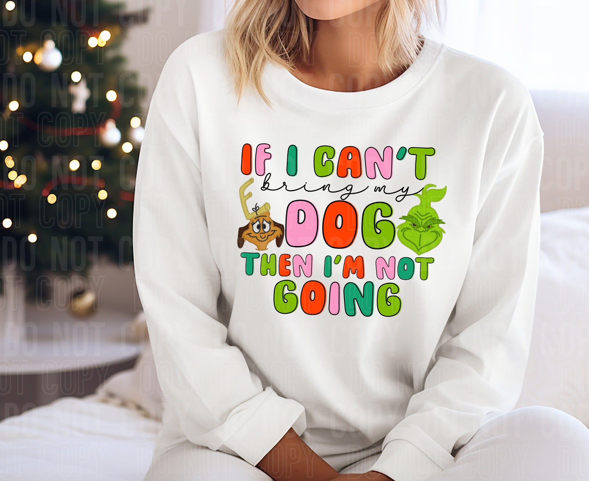 If I Can't Bring My Dog I'm Not Going Funny Shirt, Christmas