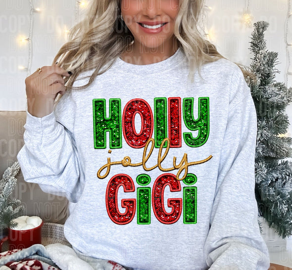 Holly Jolly Gigi - DTF Transfer