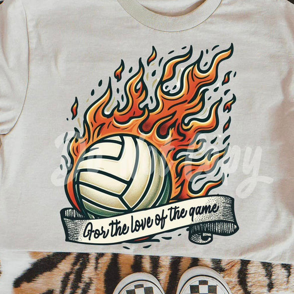 For the Love of the Game Volleyball - DTF