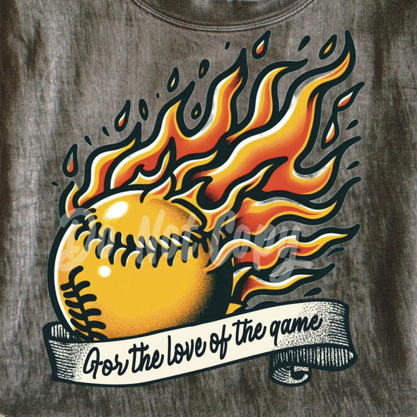 For the Love of the Game Softball - DTF