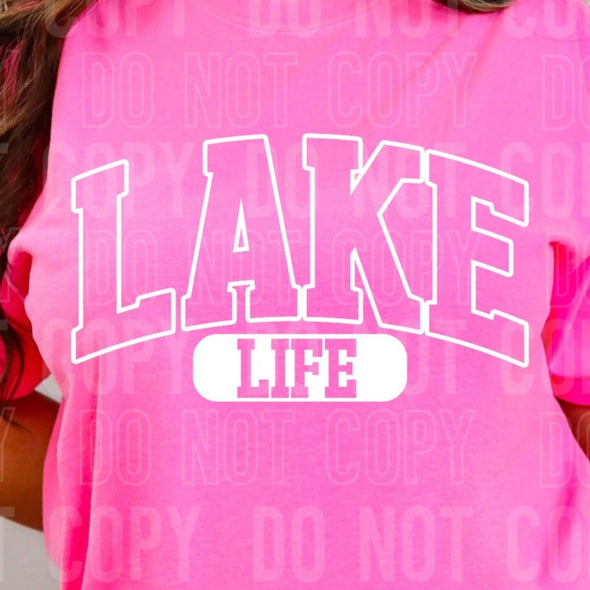 Lake Life -  Screen Print Transfer
