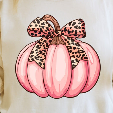 Pink Leopard Pumpkin - DTF Transfer