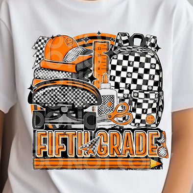 Fifth Grade Orange - DTF Transfer