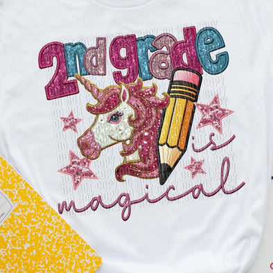 2nd Grade Is Magical - DTF