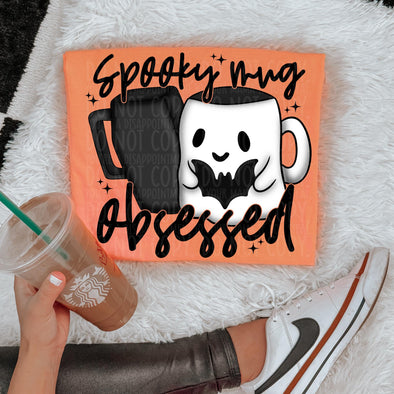 SPOOKY MUG OBSESSED  - DTF