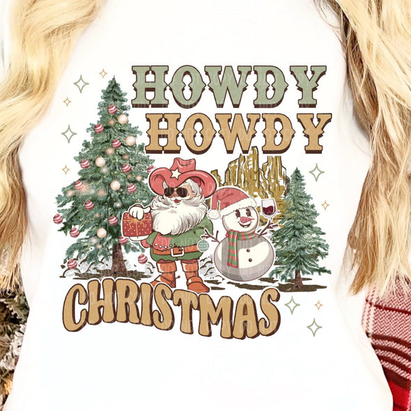 Howdy Howdy Christmas - DTF Transfer