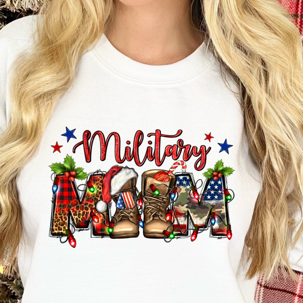 Military Mom Christmas -  DTF