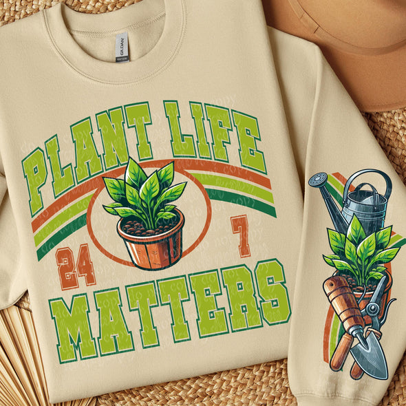 Plant Life Matters & Matching Sleeve - DTF