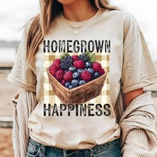 Homegrown Happiness Berries - DTF Transfer