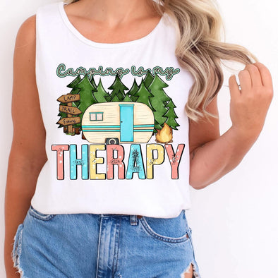 Camping Is My Therapy - DTF Transfer