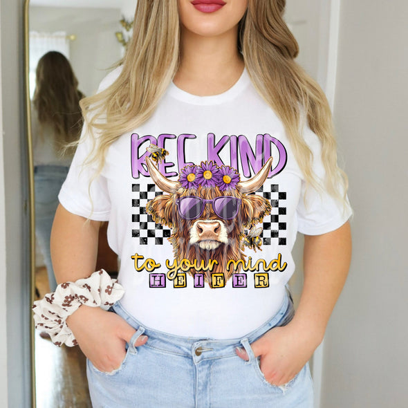 Bee Kind to your Mind - DTF Transfer