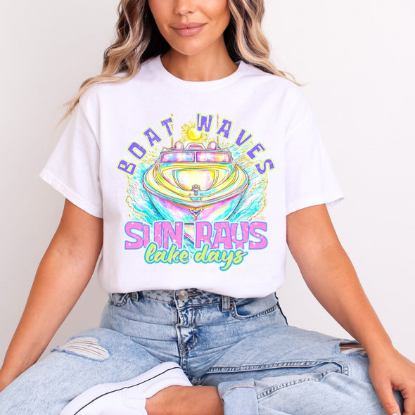 Boat Waves - DTF Transfer