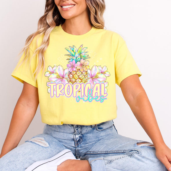 Tropical Vibes - DTF Transfer