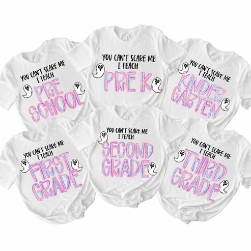 You Can’t Scare Me I Teach BLACK INK - DTF Transfer