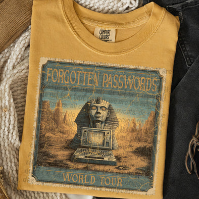 Forgotten Passwords -  DTF Transfer