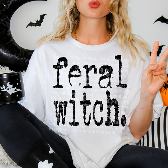 Feral Witch -  DTF Transfer