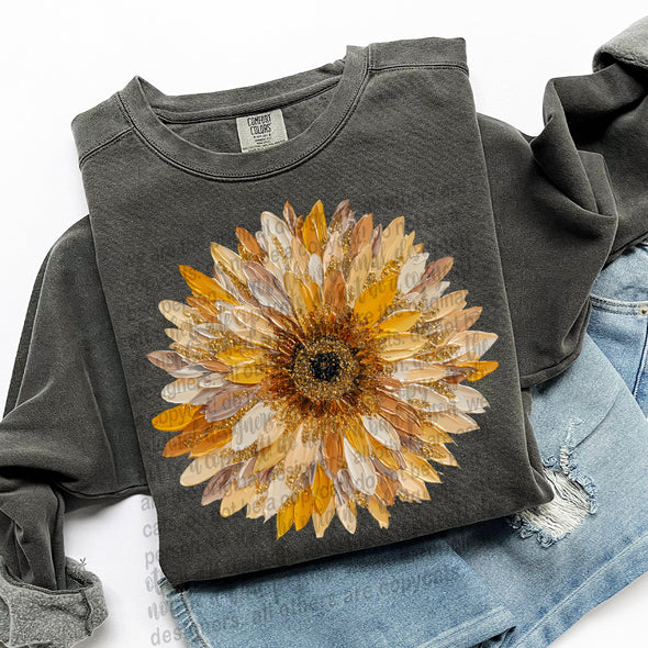 Brushstroke Sunflower  - DTF Transfer