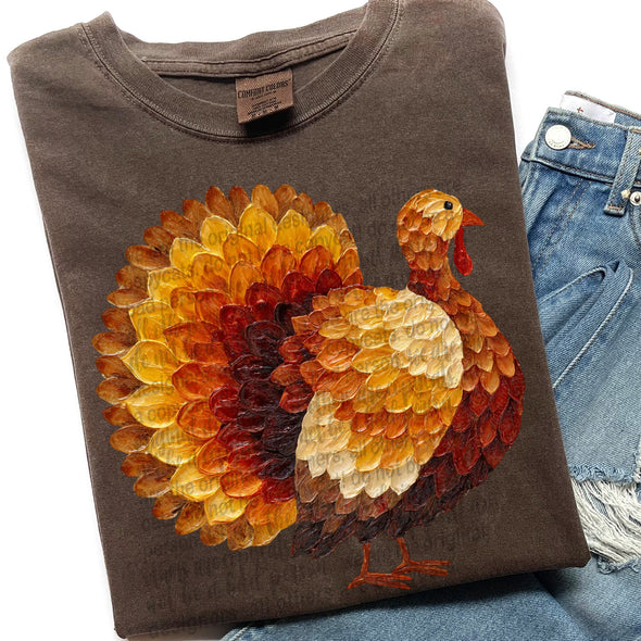 Brushstroke Turkey  - DTF Transfer