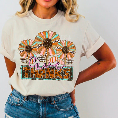 Give Thanks -  DTF Transfer