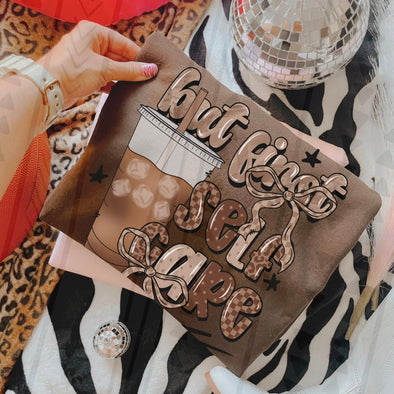 Self Care Plain Iced Coffee - DTF Transfer