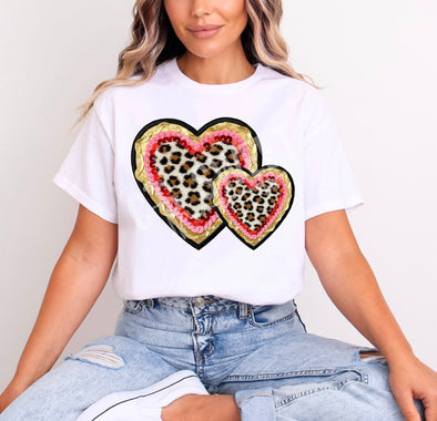 Faux Hearts - DTF Transfer