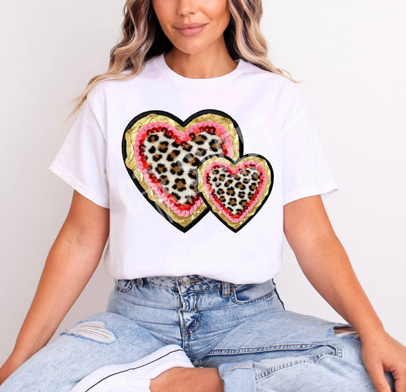 Faux Hearts - DTF Transfer