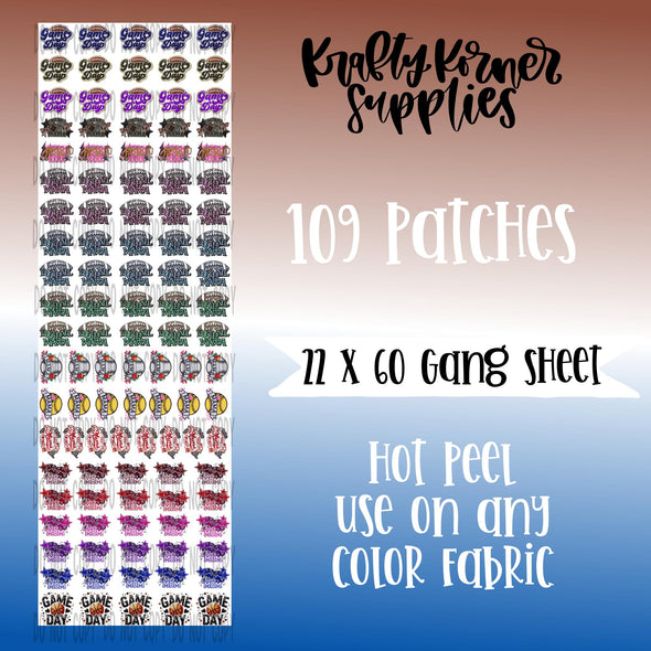 Sports Trucker Hat GANG SHEET - DTF Transfer